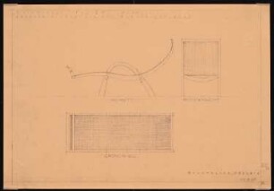 Werkbund-Ausstellung, Stuttgart-Weißenhof Einfamilienhaus Typ C 7: Veranda: Liegestuhl mit Geflecht 1:10