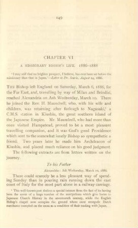 Chapter VI. A missionary Bishop's life. 1886-1888