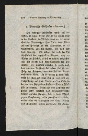 398-402, 5. Bei venerischen Geschwüren