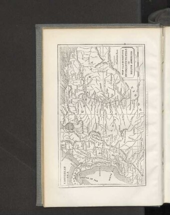 Map illustrating Humboldt's travels in South America