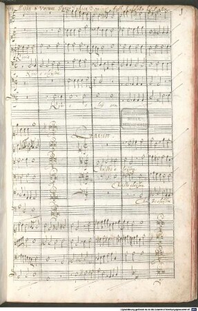 19 Sacred songs, Arr - BSB Mus.ms. 91 : [cover title:] PARTITVRA.