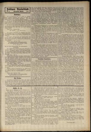 Zweite Ausgabe vom Freitag, den 07. Februar 1913.