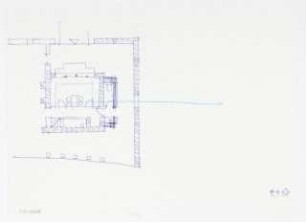 Wohnhaus Cave, Ios: Detail Grundriss Erdgeschoss