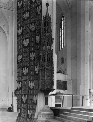 Danzig / Gdansk, Marienkirche, Sakramentshäuschen