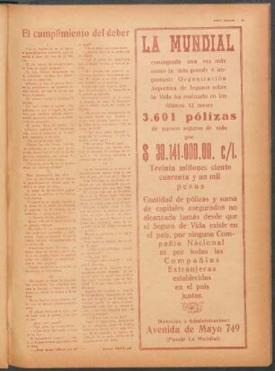 El cumplimiento del deber