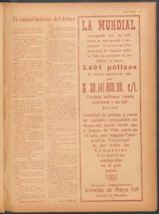 El cumplimiento del deber