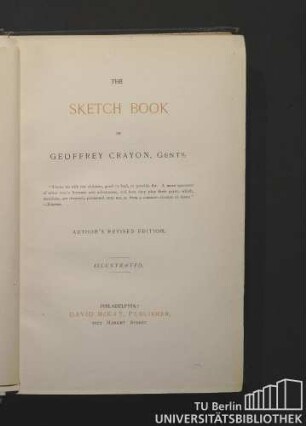The sketch book of Geoffrey Crayon, Gentn : Illustrated
