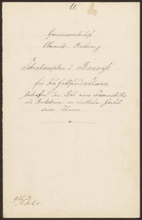 Schwarz, Gottfried Anbau eines Schweinestalls