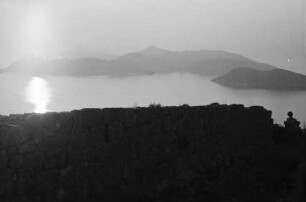 Lopud: Sonnenuntergang hinter den Inseln vom Castell