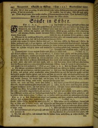 Stücke in Esther. - Das Gebät Manasse, des Königes Juda, da er gefangen war zu Babel.