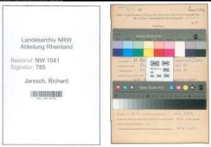 Entnazifizierung Richard Jarosch , geb. 27.07.1910 (Dreher)