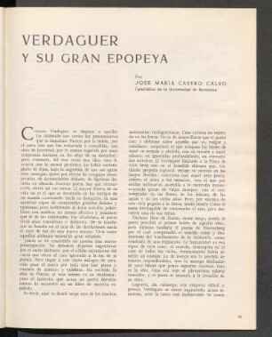 Verdaguer y su gran epopeya
