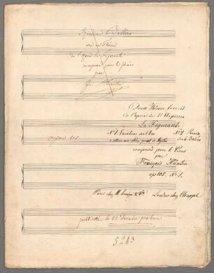 Variationen, Klavier, op. 105. - BSB Mus.Schott.Ha 5158-3