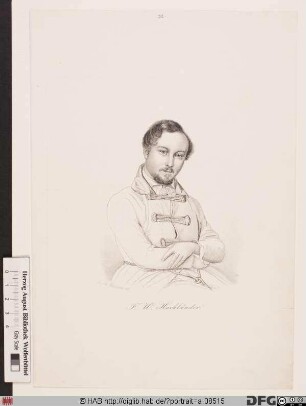 Bildnis Friedrich Wilhelm Hackländer (1860 Ritter von)