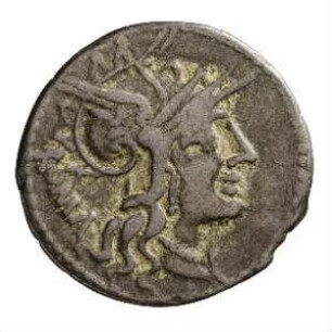 Münze, Denar, 120 v. Chr.