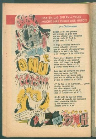 Hay en las siglas a veces mucho más ruido que nueces