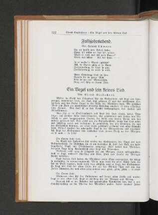 Fröhjohrsabend. Von Heinrich Eckmann.