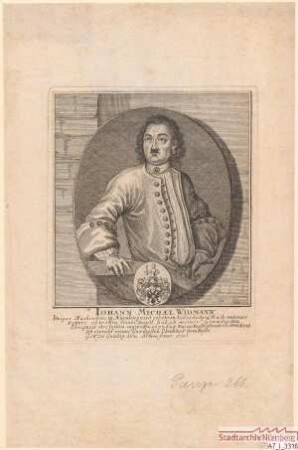 Johann Michael Widmann (d.J.), derzeitiger Nachrichter in Nürnberg; geb. 11. April 1675