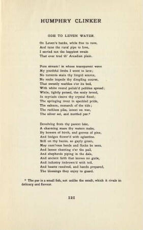 Ode to Leven Water