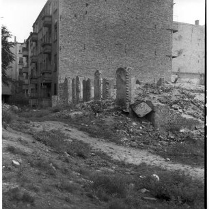 Negativ: Gelände, Rubensstraße 74, 1953