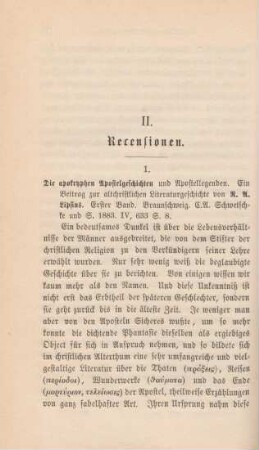 114-119 [Rezension] Lipsius, Richard Adelbert, Die apokryphen Apostelgeschichten und Apostellegenden