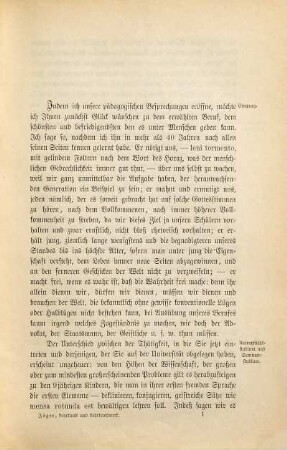 Aus der Praxis : ein pädagogisches Testament, 2. Lehrkunst und Lehrhandwerk : aus Seminarvorträgen