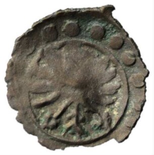 Fundmünze, Pfennig (Schüsselpfennig), Anfang des 17. Jh.