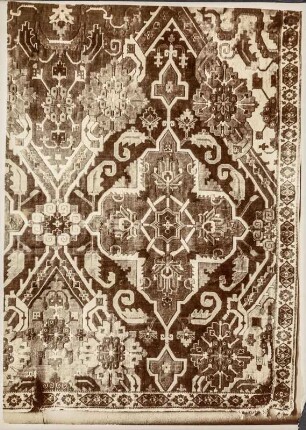 Teppich : Gemusterter Teppich.