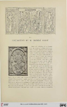 3. Pér. 1.1889: La collection de M. Ernest Odiot
