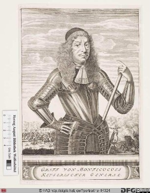 Bildnis Raimund Graf von Montecuccoli (1679 Reichsfürst), 1679 Herzog von Melfi