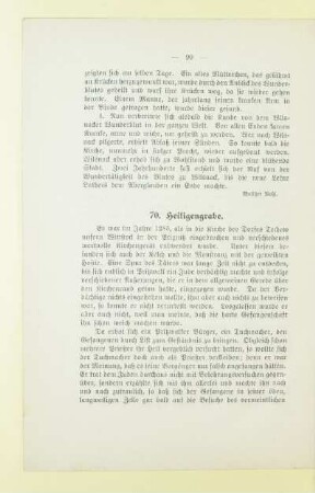70. Heiligengrabe
