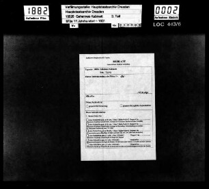 Spezifikationen der bei dem Geheimen Finanzkollegium eingegangenen und expedierten Spezialreskripte, Bd. 4b