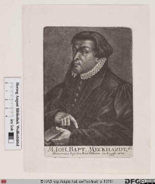 Bildnis Johann Baptist Meckhardt