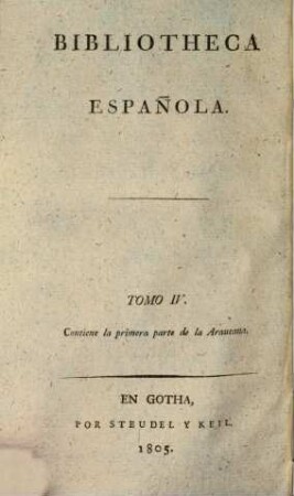 La Araucana, de Don Alonso de Ercilla. 1