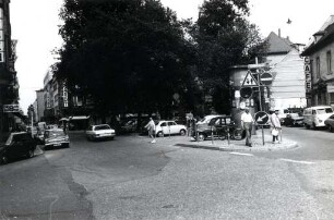 Privatgebäude, Straßen und Plätze in Karlsruhe. Ludwigsplatz