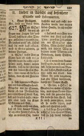 889-903, Mein Gott! dir will ich singen von Herzen Lob und Dank...