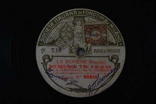 La bohème : Duetto Rodolfo "O Mimi, tu più non torni" / (Puccini)