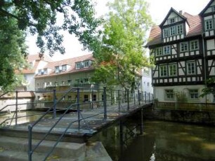 Erfurt: Stadtansicht an der Gera