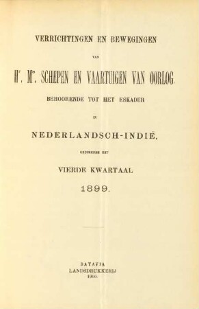 Vierde kwartaal 1899