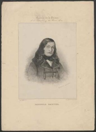 [Bildnis Théophile Gautier] : Theophile Gautier