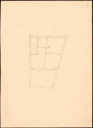 Rathaus, Michelstadt: Grundriss Erdgeschoss 1:100
