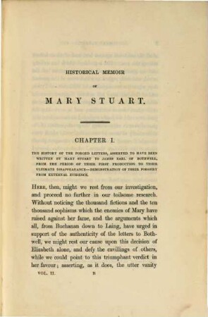 Memoirs of Mary Stuart, Queen of Scotland : In two volumes. 2