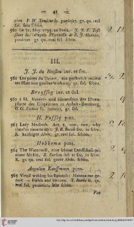 III. (Nr. 561-590)