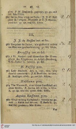 III. (Nr. 561-590)