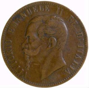 Münze, 10 Centesimi (ITL), 1866
