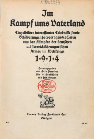 [1]: Im Kampf ums Vaterland