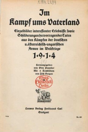 [1]: Im Kampf ums Vaterland