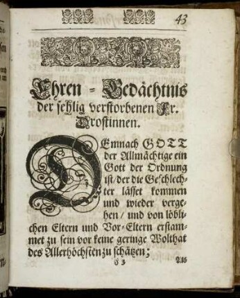 Ehren-Gedächtnis [...]