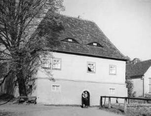 Coswig, Am Talkenberger Hof 15. Weingut Talkenberger Hof (bezeichnet 1607), Wohngebäude