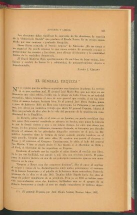 El General Urquiza